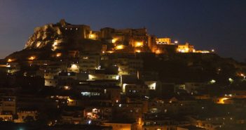 Castelsardo - centro storico in notturna